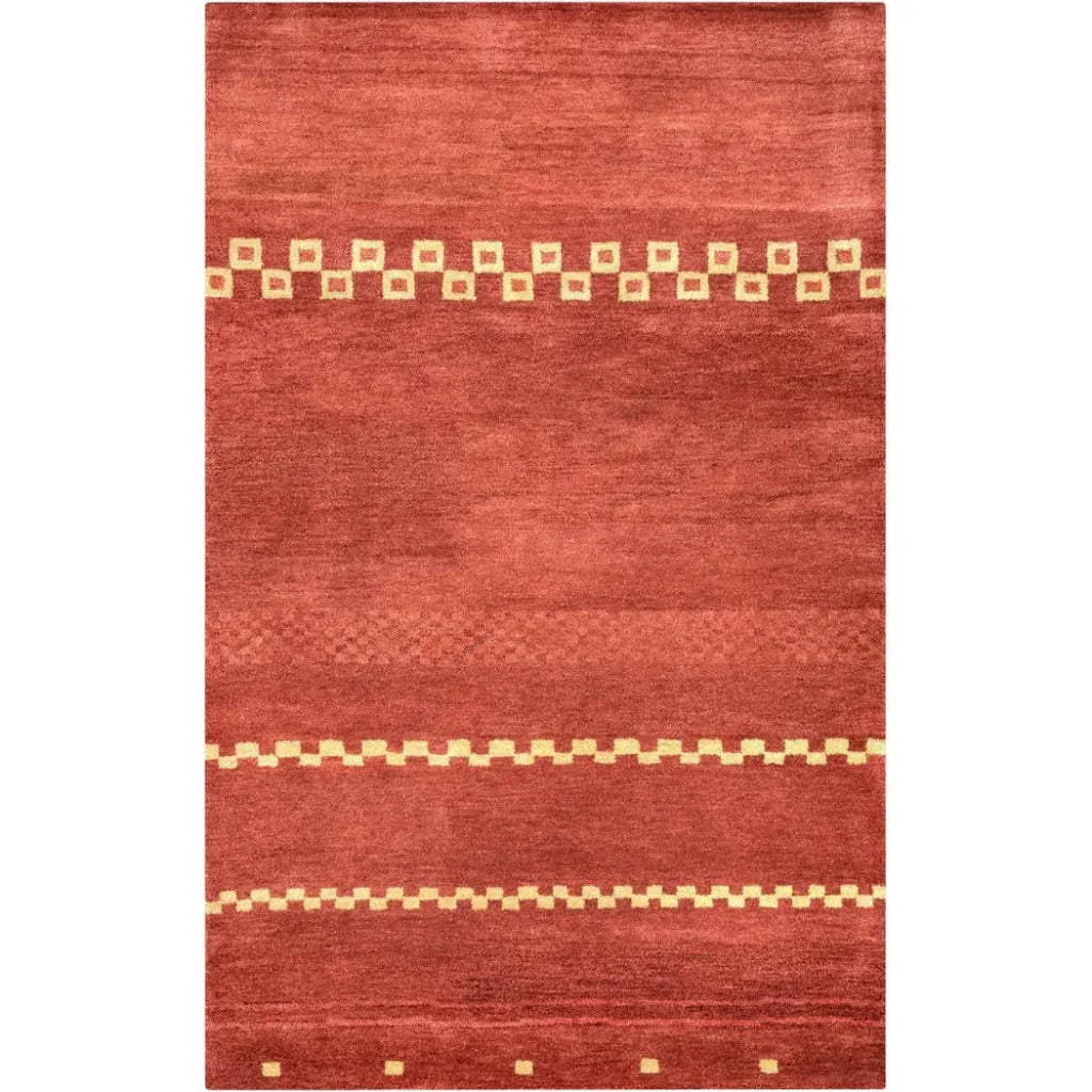 Burr Wool Red Hallway Kitchen Runner Rug - LOOMLAN - LOOMLAN - Area Rugs