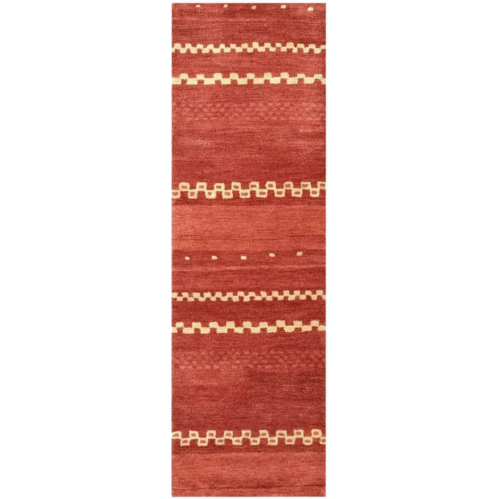 Burr Wool Red Hallway Kitchen Runner Rug - LOOMLAN - LOOMLAN - Area Rugs