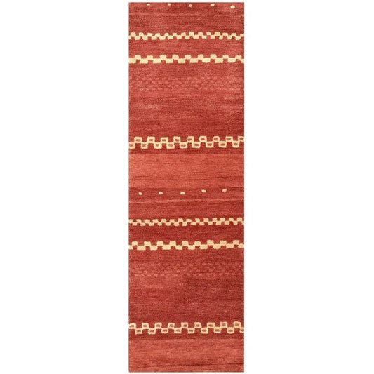 Burr Wool Red Hallway Kitchen Runner Rug - LOOMLAN - LOOMLAN - Area Rugs