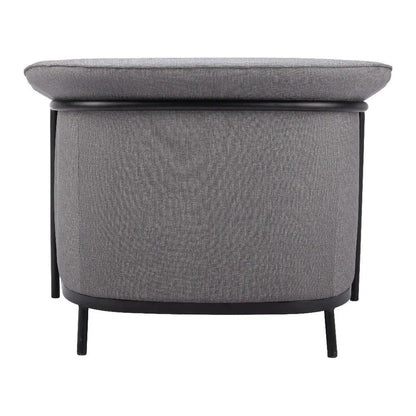 Burry Slate Gray Accent Arm Chair - LOOMLAN - Zuo Modern - Accent Chairs