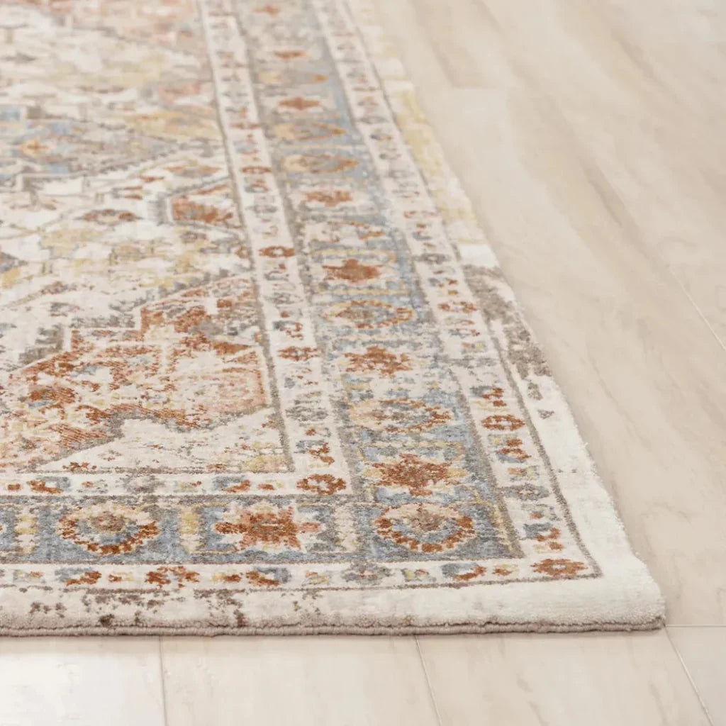 Bury Medallion / Multi Large Area Rugs For Living Room - LOOMLAN - LOOMLAN - Area Rugs