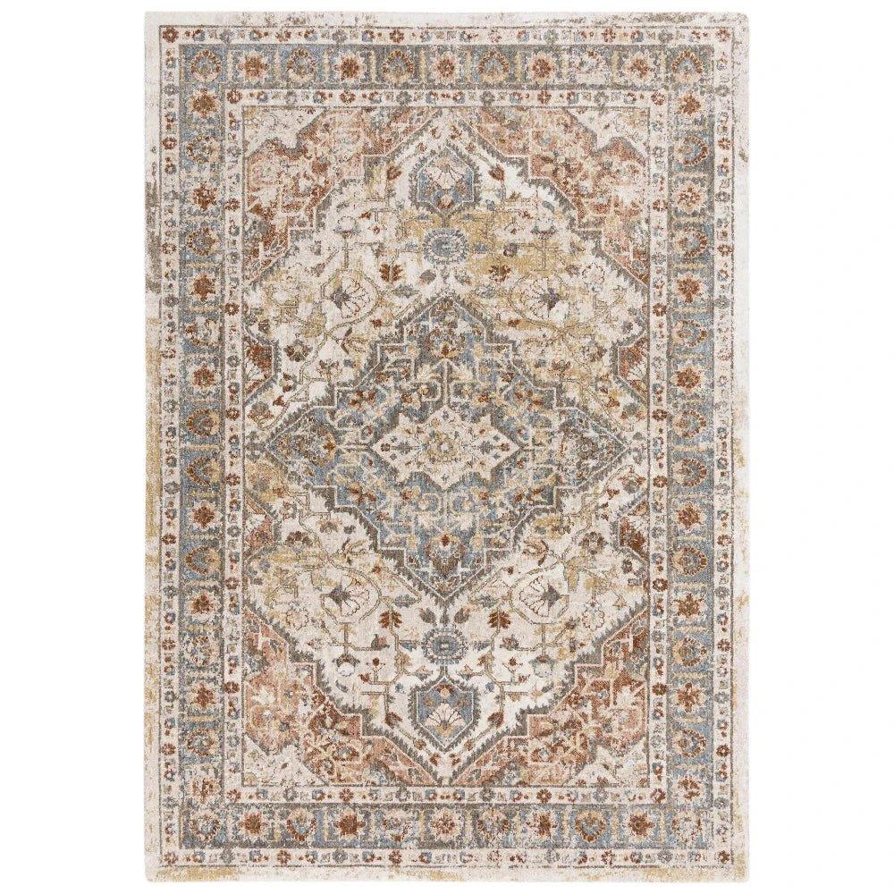 Bury Medallion / Multi Large Area Rugs For Living Room - LOOMLAN - LOOMLAN - Area Rugs