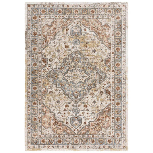 Bury Medallion / Multi Large Area Rugs For Living Room - LOOMLAN - LOOMLAN - Area Rugs