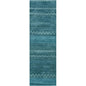 Bush Wool Blue Hallway Kitchen Runner Rug - LOOMLAN - LOOMLAN - Area Rugs