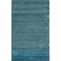 Bush Wool Blue Hallway Kitchen Runner Rug - LOOMLAN - LOOMLAN - Area Rugs
