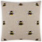 Busy Bee Linen Brown Throw Pillow Insert - LOOMLAN - D.V. Kap - Throw Pillows