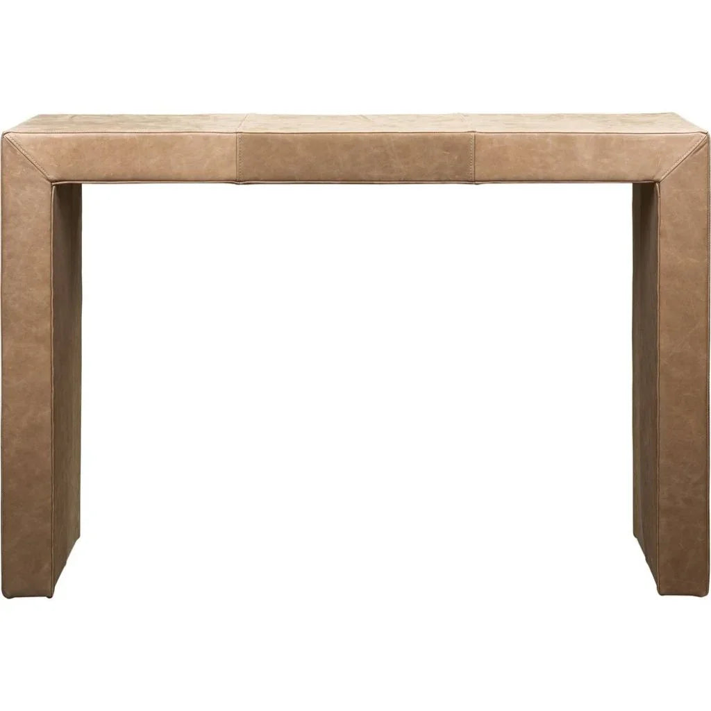 Butler Leather Living Room Console Table - LOOMLAN - Console Tables