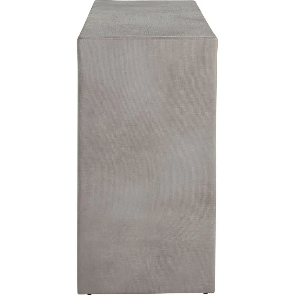 Butler Leather Living Room Console Table - LOOMLAN - Console Tables