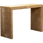 Butler Leather Rectangular Console Table with Nail Head Trim - LOOMLAN - Console Tables