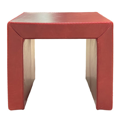 Butler Leather Rectangular Side Table