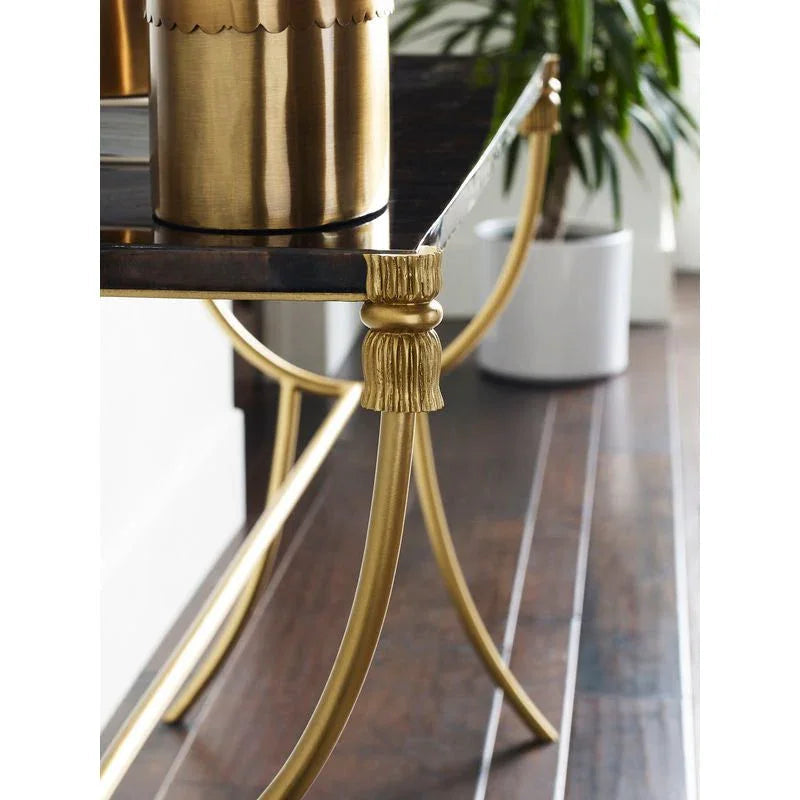 Buttercup Antique Brass Finish Gold Box - LOOMLAN - Wildwood - Boxes & Bowls