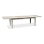 Butterfly Grey Extendable Dining Table Seats 10 People-Dining Tables-Sarreid-LOOMLAN