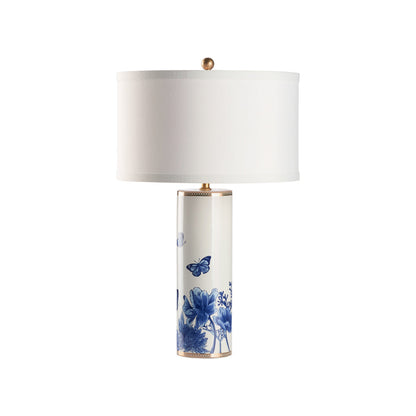 Butterfly White Ceramic Table Lamp