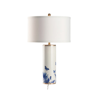 Butterfly White Ceramic Table Lamp