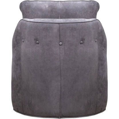 Button Ultimate Style Leather Swivel Chair - LOOMLAN - Olivia + Quinn - Club Chairs