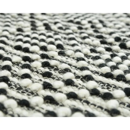 Buza Geometric Black Living Room Rug - LOOMLAN - LOOMLAN - Area Rugs
