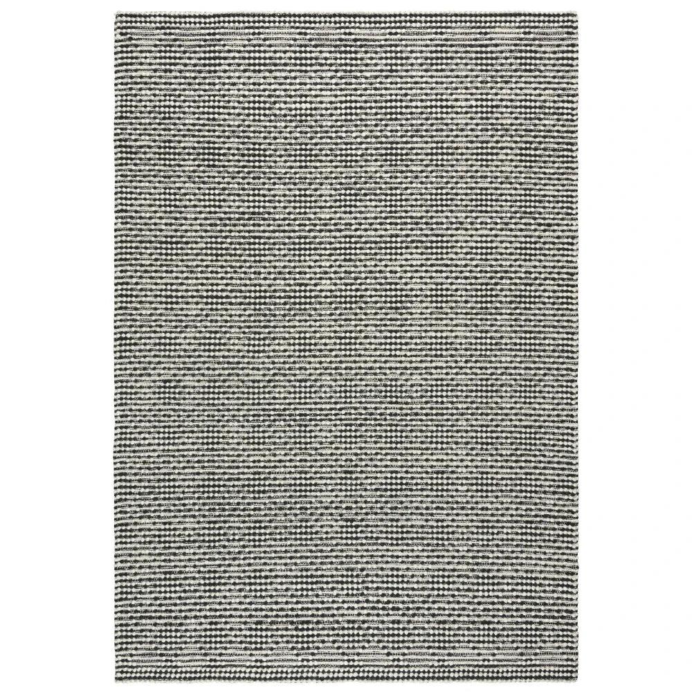 Buza Geometric Black Living Room Rug - LOOMLAN - LOOMLAN - Area Rugs
