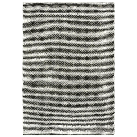 Buza Geometric Black Living Room Rug - LOOMLAN - LOOMLAN - Area Rugs