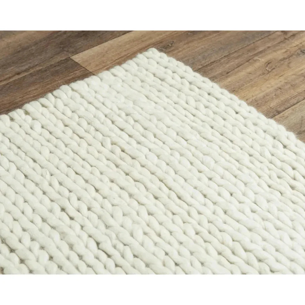 Byas Solid Beige Living Room Rug - LOOMLAN - LOOMLAN - Area Rugs