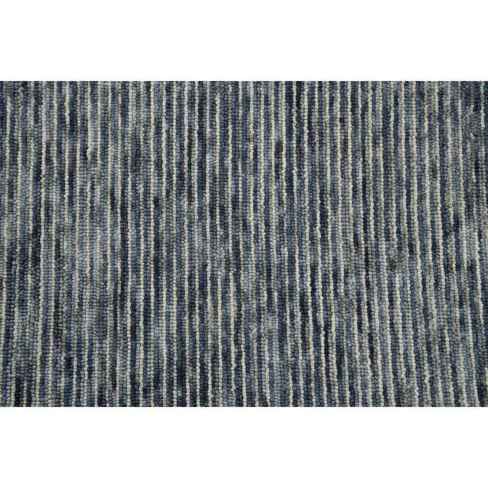 Byes Stripe Blue Area Rugs For Living Room - LOOMLAN - LOOMLAN - Area Rugs