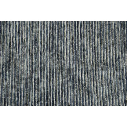 Byes Stripe Blue Area Rugs For Living Room - LOOMLAN - LOOMLAN - Area Rugs