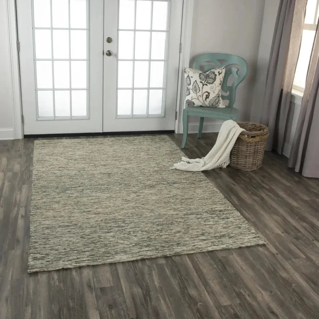 Byre Stripe Gray Area Rugs For Living Room - LOOMLAN - LOOMLAN - Area Rugs