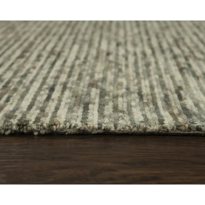 Byre Stripe Gray Area Rugs For Living Room - LOOMLAN - LOOMLAN - Area Rugs
