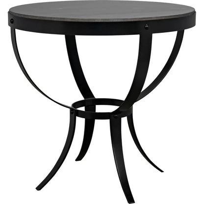 Byron Marble Top Round Side Table