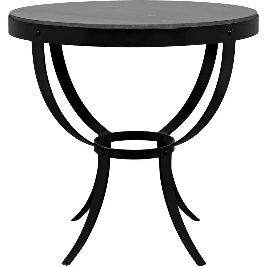 Byron Marble Top Round Side Table