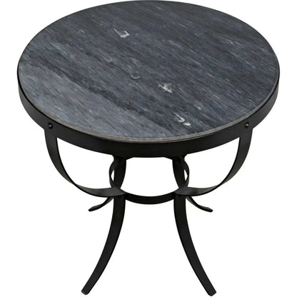 Byron Marble Top Round Side Table