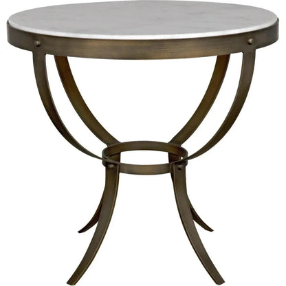 Byron Marble Top Round Side Table