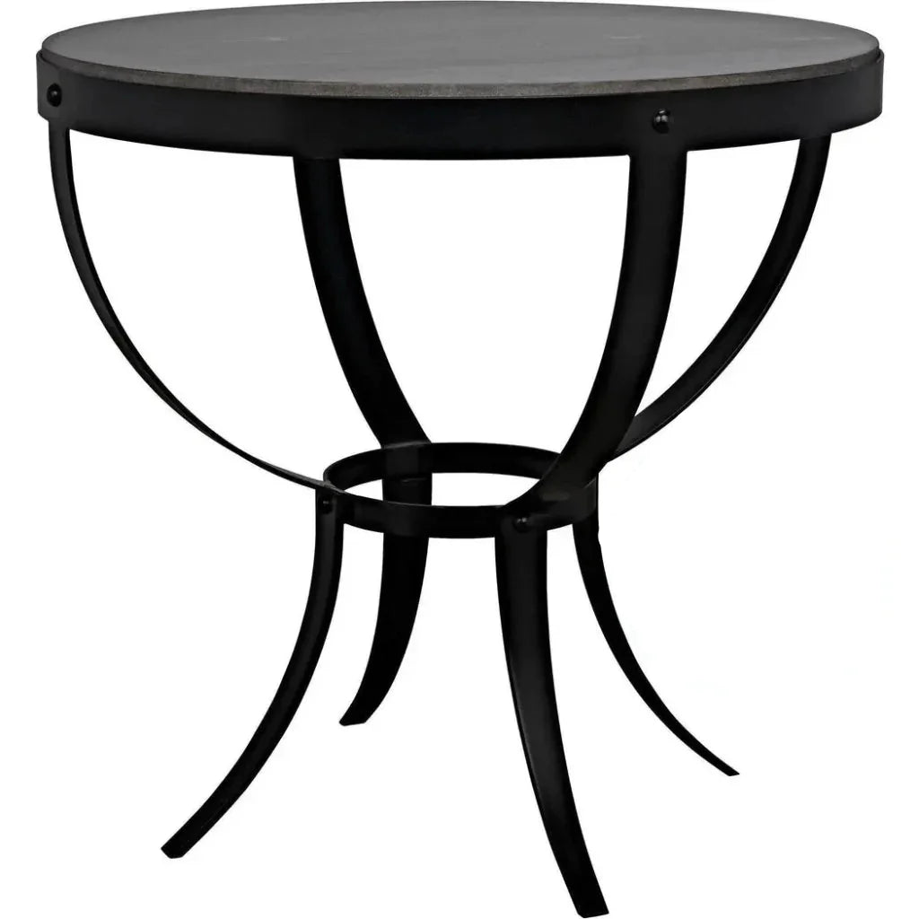 Byron Marble Top Round Side Table