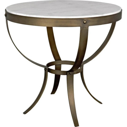 Byron Marble Top Round Side Table