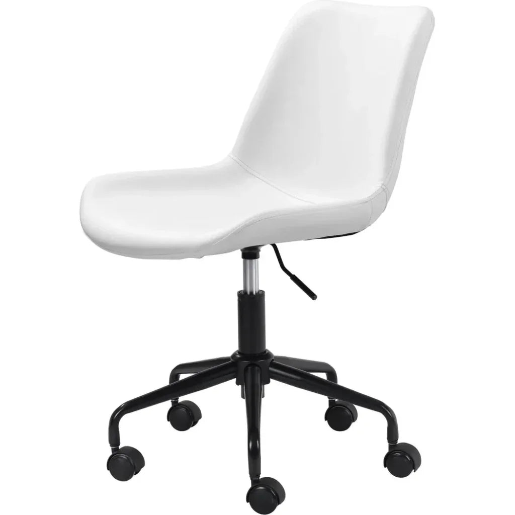 Byron Office Chair White-Office Chairs-Zuo Modern-LOOMLAN