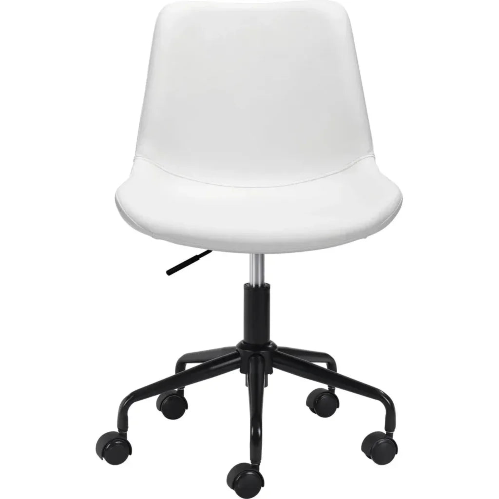 Byron Office Chair White-Office Chairs-Zuo Modern-LOOMLAN