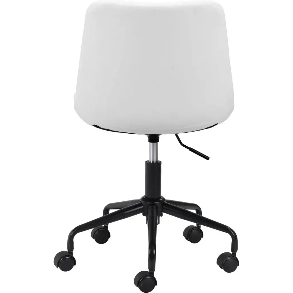 Byron Office Chair White-Office Chairs-Zuo Modern-LOOMLAN