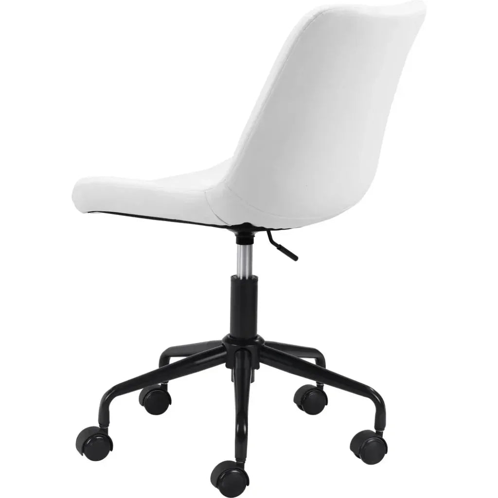 Byron Office Chair White-Office Chairs-Zuo Modern-LOOMLAN