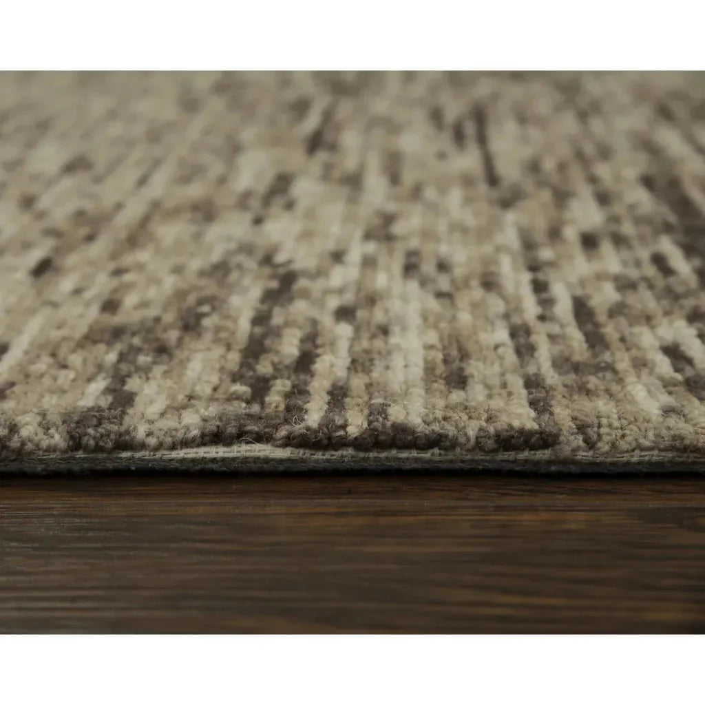 Byte Stripe Brown Area Rugs For Living Room - LOOMLAN - LOOMLAN - Area Rugs