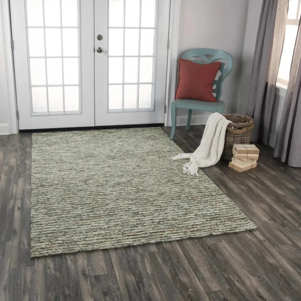 Caan Stripe Beige Area Rugs For Living Room - LOOMLAN - LOOMLAN - Area Rugs
