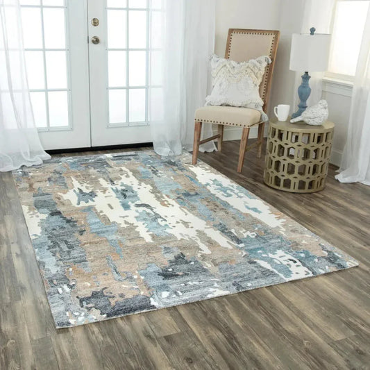 Cabi Abstract Sand Area Rugs For Living Room - LOOMLAN - LOOMLAN - Area Rugs