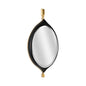 Cabochon Pendant Style Black Wall Mirror - LOOMLAN - Chelsea House - Wall Mirrors