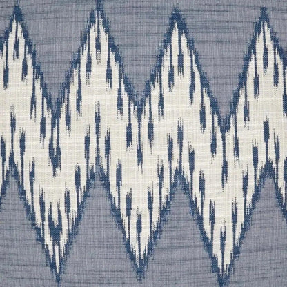 Caccini Indigo Chevron Blue Large Throw Pillow Insert - LOOMLAN - D.V. Kap - Throw Pillows