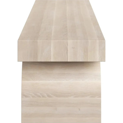 Cadence Bench Solid Light Wash Finish - LOOMLAN - SUNPAN - Bedroom Benches