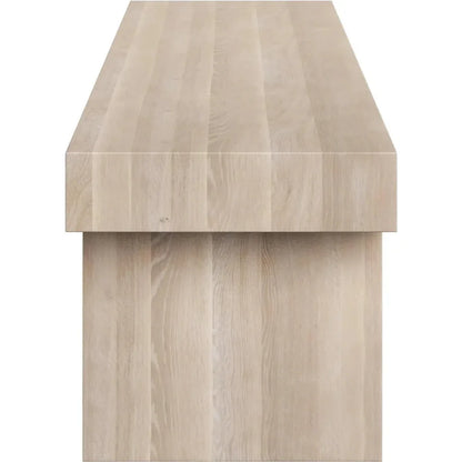 Cadence Bench Solid Light Wash Finish - LOOMLAN - SUNPAN - Bedroom Benches