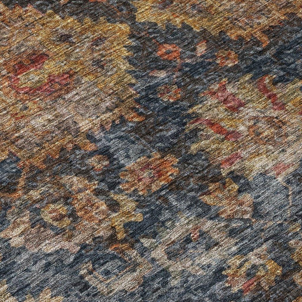 Cadenza Blue Washable Indoor-Outdoor Rug-Outdoor Rugs-LOOMLAN Rugs-LOOMLAN