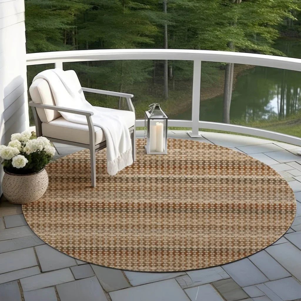 Cadira Orange Washable Indoor - Outdoor Rug - LOOMLAN - LOOMLAN Rugs - Outdoor Rugs