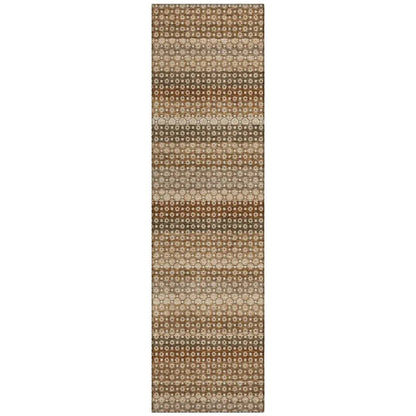 Cadira Orange Washable Indoor - Outdoor Rug - LOOMLAN - LOOMLAN Rugs - Outdoor Rugs