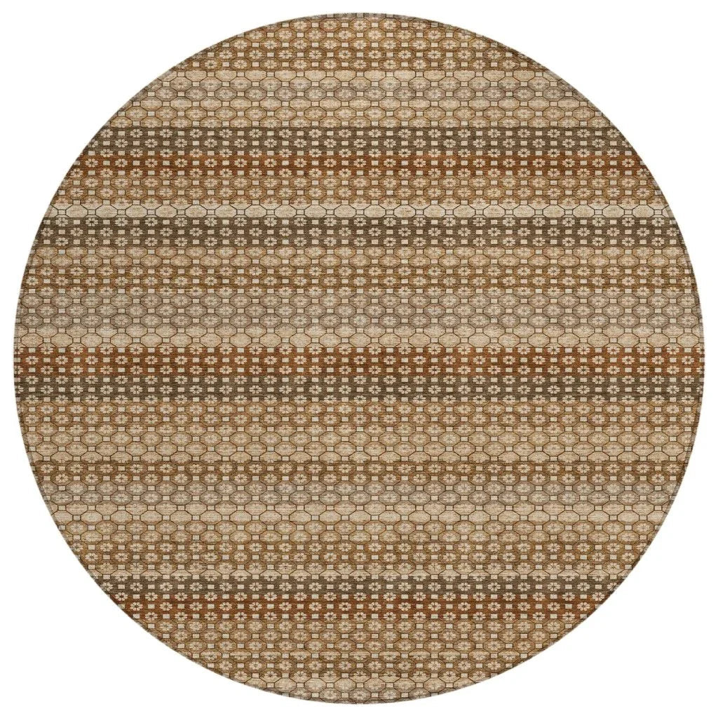 Cadira Orange Washable Indoor - Outdoor Rug - LOOMLAN - LOOMLAN Rugs - Outdoor Rugs