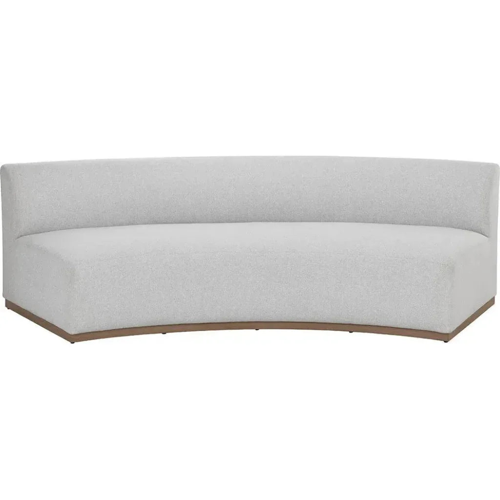 Cadiz Modular Sofa Gracebay Light Grey Teak Wood-Modular Sofas-SUNPAN-LOOMLAN