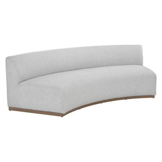 Cadiz Modular Sofa Gracebay Light Grey Teak Wood-Modular Sofas-SUNPAN-LOOMLAN